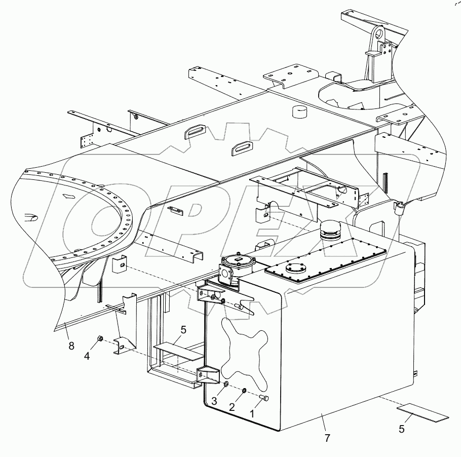  HYDRAULIC RESERVOIR INSTALLATION D00631324800400000Y