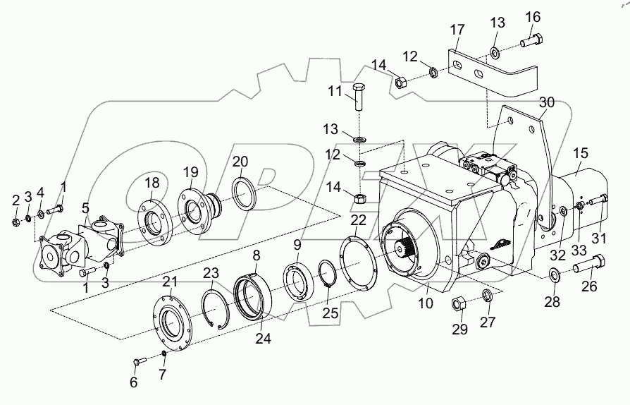  OIL PUMP DRIVE DEVICE D00631323900000001Y