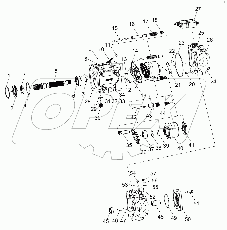  VARIABLE PUMP A4VG125EP4X-NAF02K023EP D1010000709_32793Y
