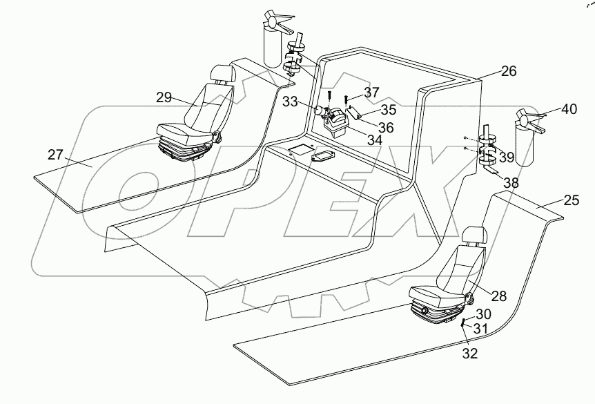 DRIVER'S CAB (DOUBLE SEAT) D1130000215_100037Y