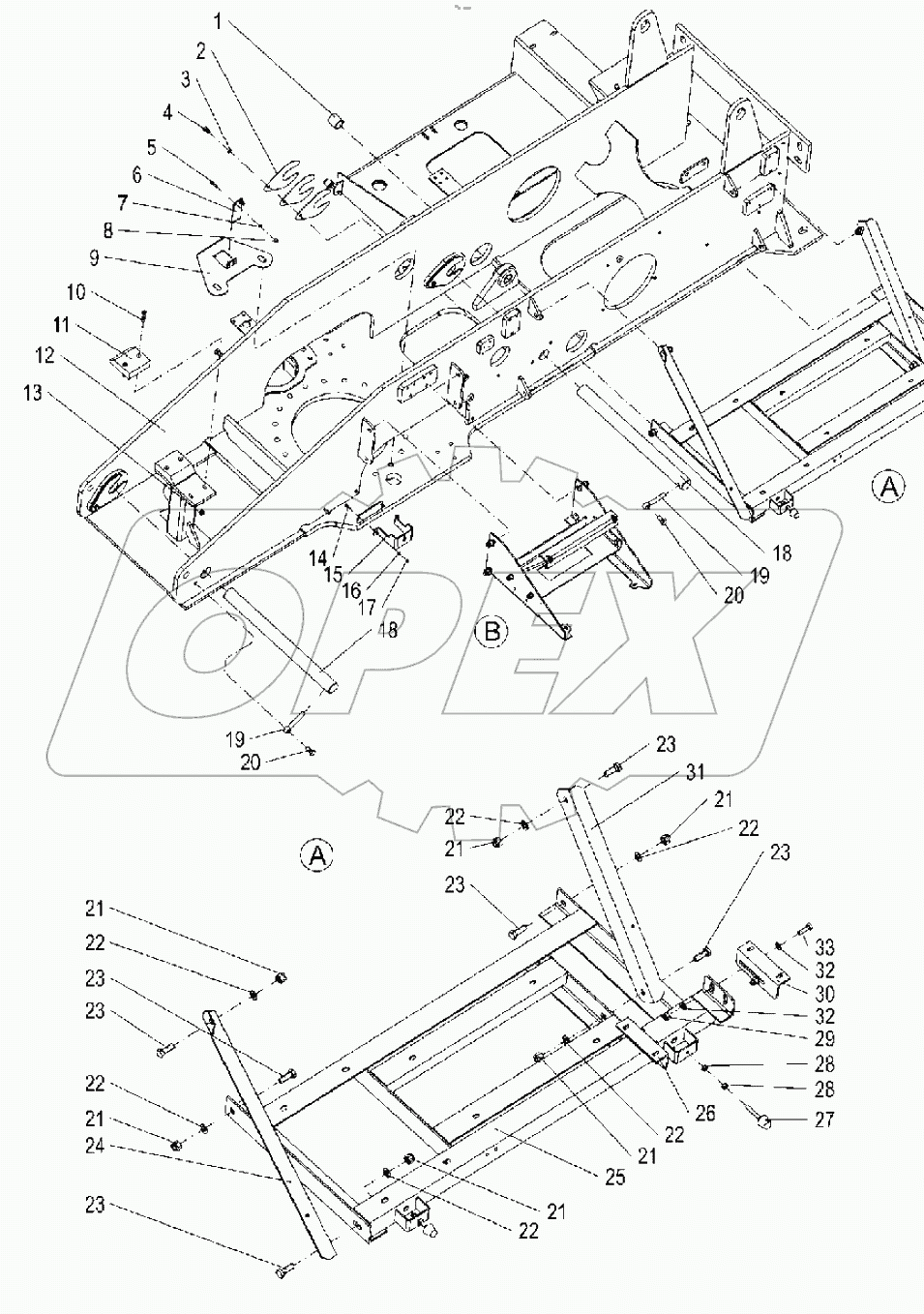  Turntable assembly 00771100810000000 (with engine Deutz D447)
