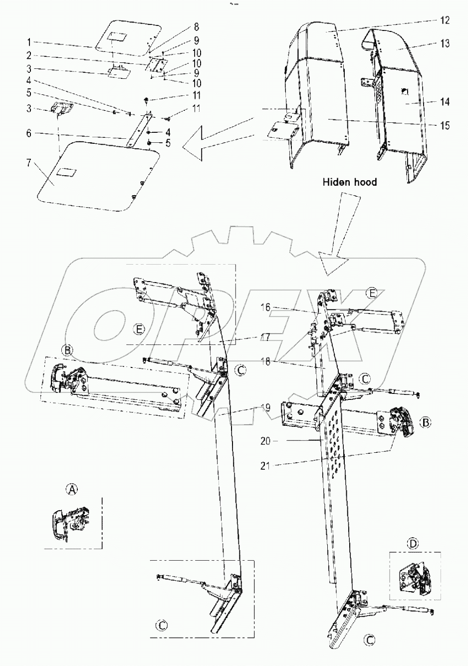  Hood 00771101100000000