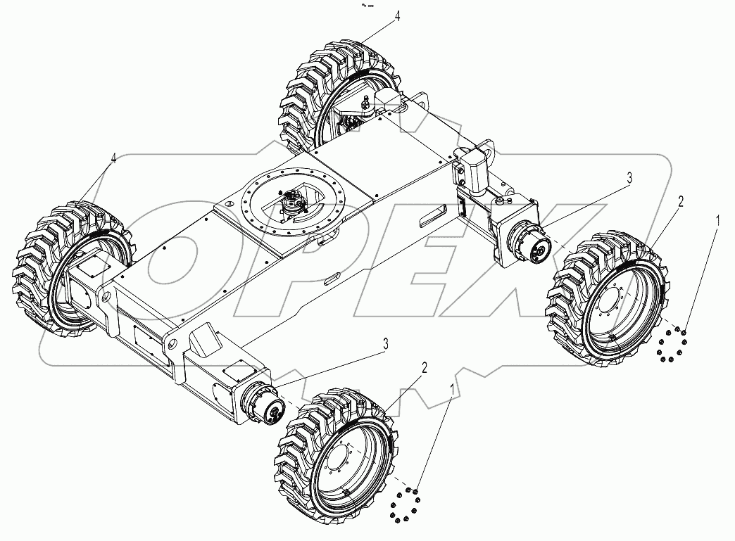  Chassis assembly 00771102810000000