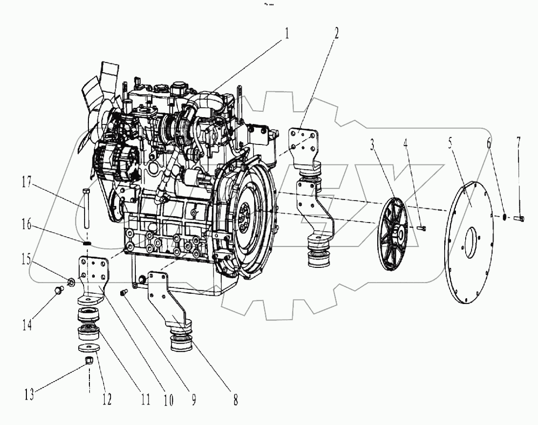  Engine 00771107120200000 (with engine Perkins)
