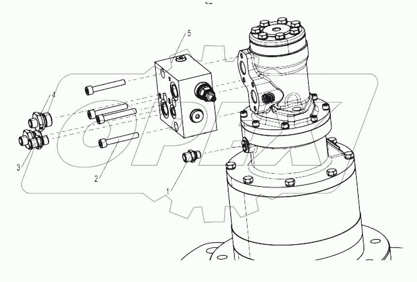  Balance valve mounting (swing balance valve) 00771105201400000