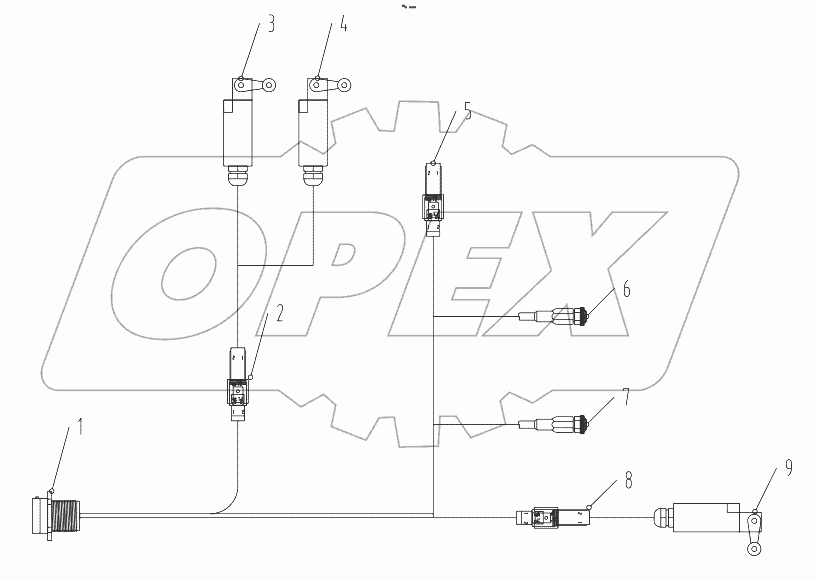  Boom cables 00771106200430000 Terminal components