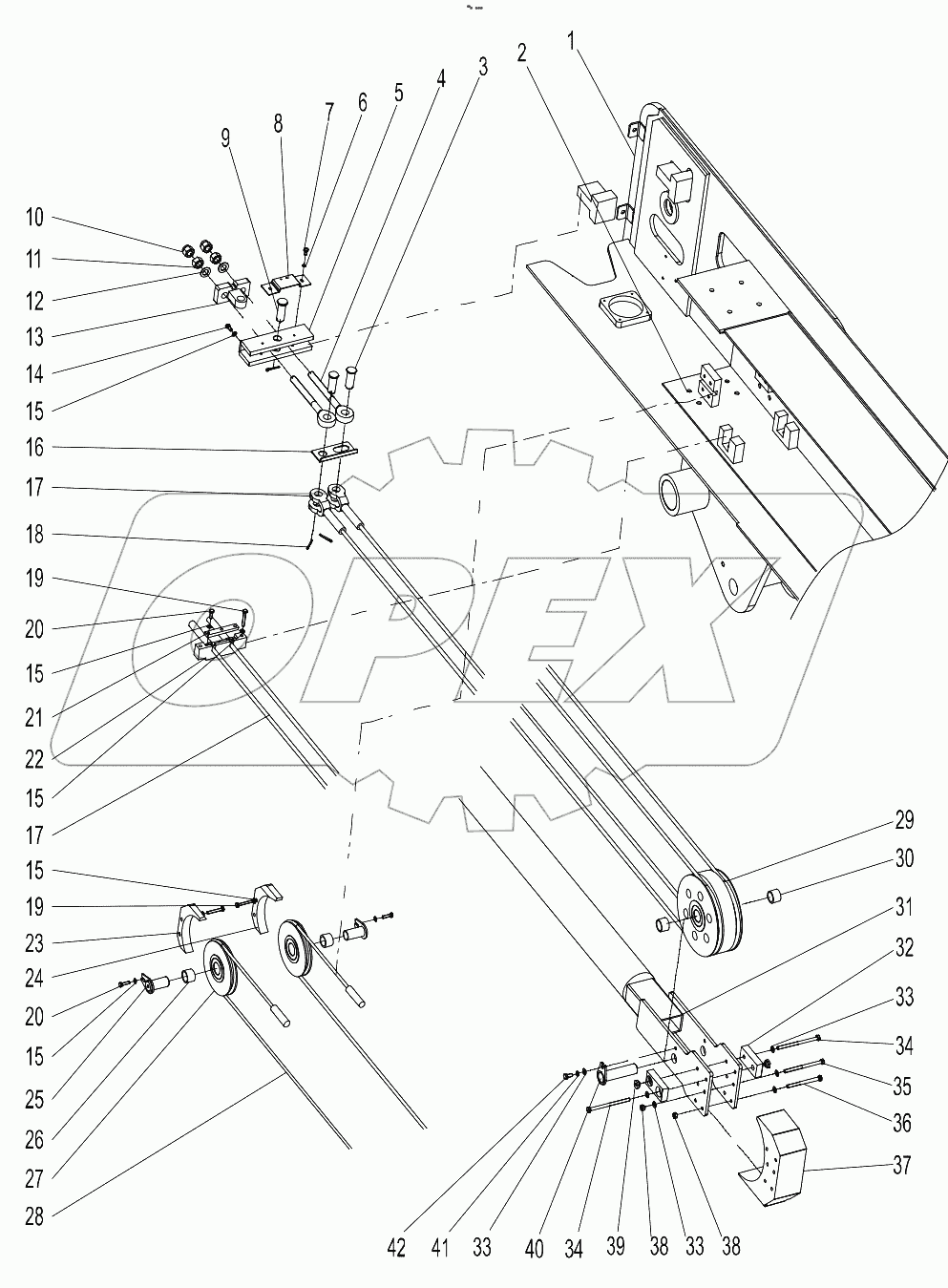  Boom assembly 00771100310000000