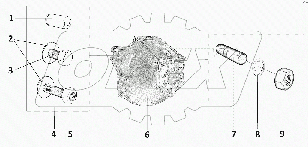Картер сцепления