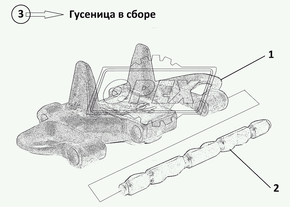 Гусеница движителя