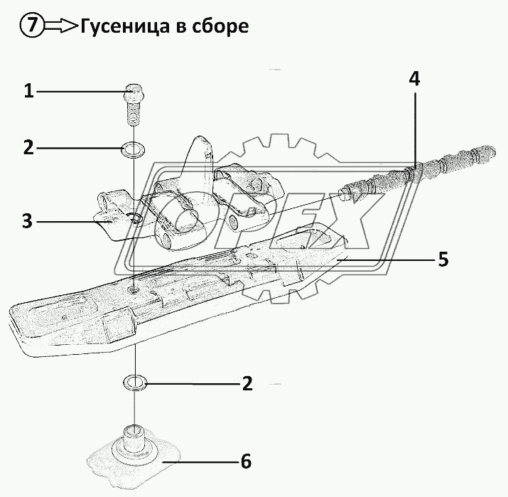 Гусеница движителя