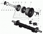 105-2410007 Ось прицепа МАЗ