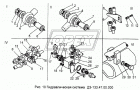 ДЗ-133.45.00.018 Фитинг Тройник Рнаруж=М16х1,5/М22х1,5/М22х1,5 L=72 (разн.располож.штуцеров) АМКОДОР