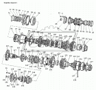 05.37.154 Фланец 105х120; L=78; квадрат.фланец 4отв.ф13/шлиц=12 карданного вала промежуточного (под кардан на