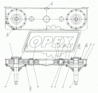 225.73.02.00.010 Полуось колесная ДЗ-143 L=615мм, М64 шлиц=10 Мозырский МЗ