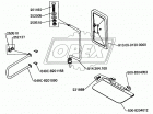 500-8204053-10 Кронштейн противосолнечного козырька левый ОЗАА