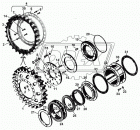 50-19-182СП Колесо сегментное в сборе с сегментами ЧТЗ