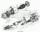 СТ230-3708600-01 Привод стартера (бендикс) ГАЗ.ПАЗ, Z=9/ фвнутр=14/ внутр.шлиц=4/ ф59 L=90 фшестерни=24 (СТ230А.Б4) GAZ eng. ZMZ-53/ZMZ-513 PAZ -3205-110 PAZ-32053 GAZ БАТЭ