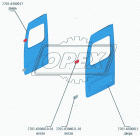 2705-6300015 Дверь задняя левая с оконным проемом ГАЗ-2705,3221,Газель (а/м после 04.2011г.в.) ГАЗ
