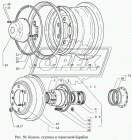 3307-3501070 Барабан тормозной H=155,ф380,dпосад.=160, 6 шпилек ф24 ПМ ГАЗ-3307,4301 (0х0х157) Триумф