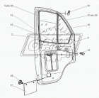 3302-6103418-02 Уплотнитель опускного стекла Газель,Валдай (607х540х30) GRS