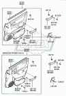 82315-38000 Фиксатор (ПВХ) ф8/ф18; L=20 L1=13 крепления обшивки двери HD72 Korea Parts