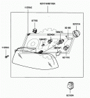 92191-35000 Пистон крепления фары передней Hyundai Hyundai