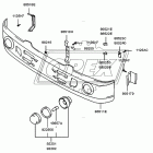 92201-5A100 Фара противотуманная левая; Hyundai County Hyundai