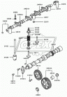 22212-45000 Клапан выпускной 4шт. D4DB/DD County/HD78 Korea Parts