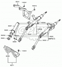 56330-4B002 Вал карданный Porter рулевой колонки (L=320; мелкий шлиц ф15) Hyundai