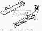 238Л-1115020 Коллектор L=690; 4 фланца фигур./выход ф80 впускной правый ЯМЗ