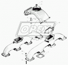 310423-П29 Шпилька М10 L=45 Р1=22х1/15х1,5 крепления коллекторов ЯМЗ