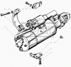 236-3708704-Б Кронштейн нижний крепления стартера (для стартеров ЭЛТРА(г.РЖЕВ) до 2006г ЯМЗ