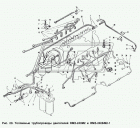 240-1104426 Трубка (сталь) ф14; L=380 под 2 штуцера ф14, от фильтра ТОТ к ТНВД (ЯМЗ-240) ЯМЗ