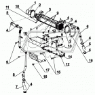651.1213090 Рукав ЯМЗ-651.10 радиатора отработавших газов длинный ЯМЗ