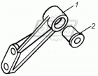 740.1108039-10 Кронштейн тяги газа; голый КАМАЗ-УВК