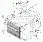 65115-1303010-28 Шланг ШО (патрубок) кривой радиатора верхний L=400, ф45/60 (Z-образный) Камаз силикон КАМАЗ-УВК