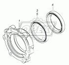 53205-2502209 Крышка подшипника вала привода зад.моста КАМАЗ