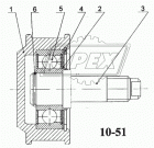 740.11-1307222 Шайба С/И грязезащитная напрвляющего ролика КАМАЗ