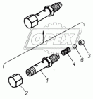 740.21-1104022 Гайка С/И глухая топливного клапана КАМАЗ