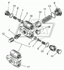 332.1106316 Пружина стяжная L=45 (10вит.) ф14х20 dвит=3 поршня ТННД ЯЗДА
