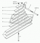 6460-2912132 Болт ГОСТ-7798 М16х305х1,5; Р=28 К=21 центровой задней рессоры КАМАЗ