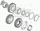 55111-3101011-10 Колесо с шиной КАМАЗ