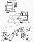 53205-8415013 Обтекатель кабины КамАЗ Н.О. левый L=830мм КАМАЗ