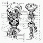 489312 Кольцо стопор. внутр. (в отвер.) с ушками ф59х52х1,5 сталь ГОСТ13943-86 РААЗ