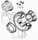 256Б1-3101012 Диск колеса 8,5x20 10/286 d222 ЕТ174 КрАЗ-256,257,258,6510,6443 ККЗ
