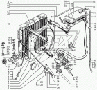 65055-1303016 Патрубок (алюм.) L=300; 3 ромбич.фланца/выход под шланг ф60 КРАЗ (тройник) КрАЗ