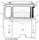 677-5603016 Стекло заднее среднее 1352х802