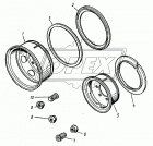 5,00Р-15-3101015 Основание обода колеса с диском в сборе (Львовский погрузчик)