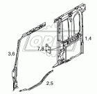 81.62530-2347 Боковая стенка кронштейн колеса внутр. правая MAN MAN