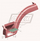 4370-8403021-011 Крыло (ПВХ) 210х1320 переднее левое ОЗАА